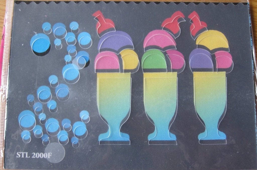 mal - stencil van ijsco's, Ophalen of Verzenden, Zo goed als nieuw, Overige thema's, Pons of Mal