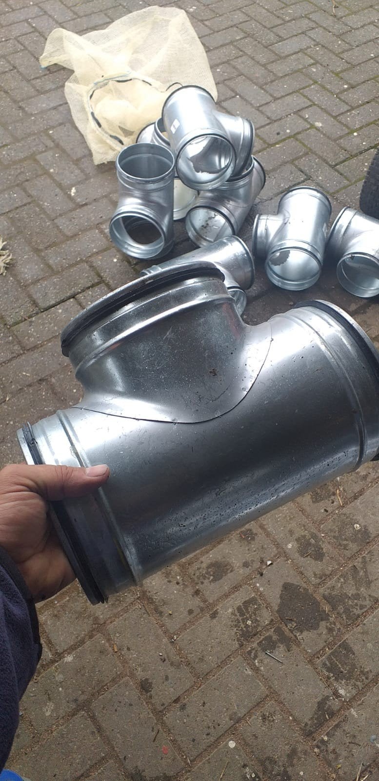 Diverse ventilatiebuizen en hulpstukken, wtw grote partij, Ophalen, Zo goed als nieuw, Ventilator en Afzuiger