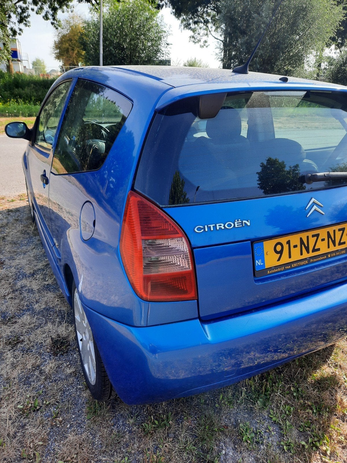 Citroën C2 1.4 I 2004 Blauw, Auto's, Citroën, Voorwielaandrijving, 450 kg, 4 cilinders, Origineel Nederlands