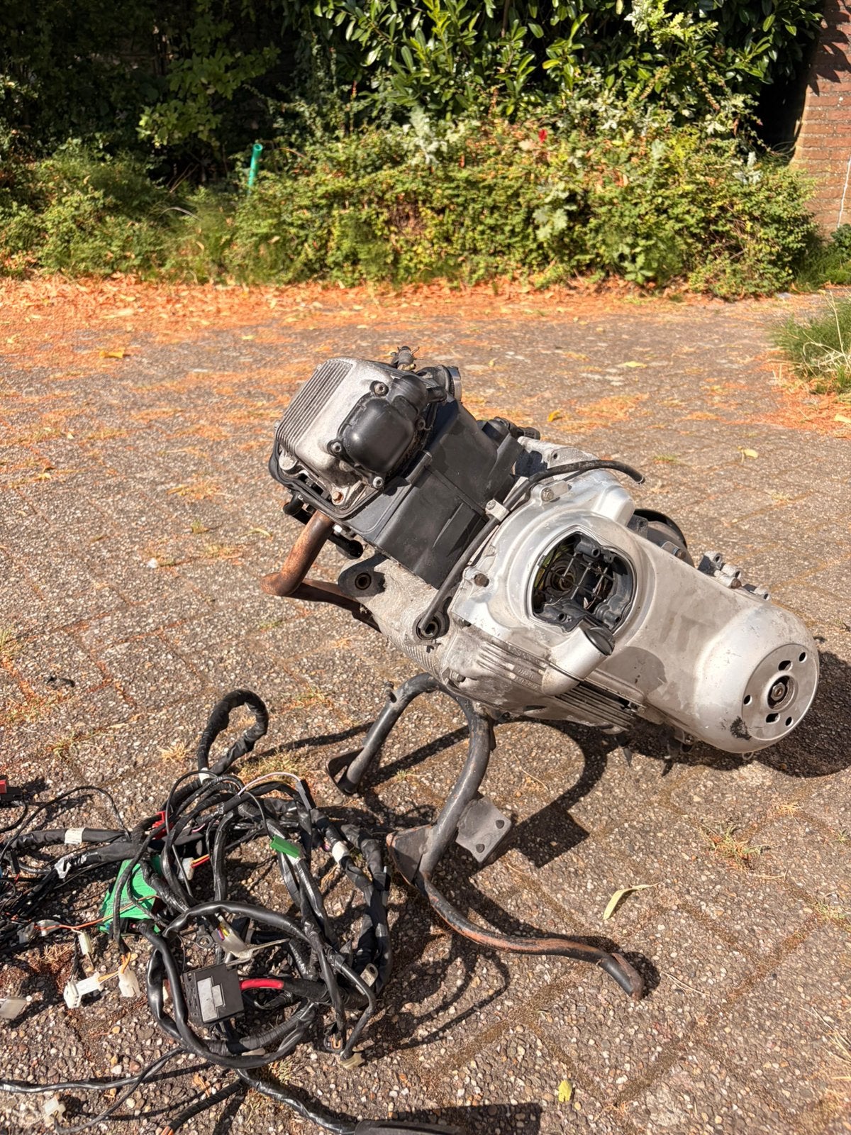 150cc 4 takt Leader Blok met subframe!, Ophalen, Gebruikt, Blok