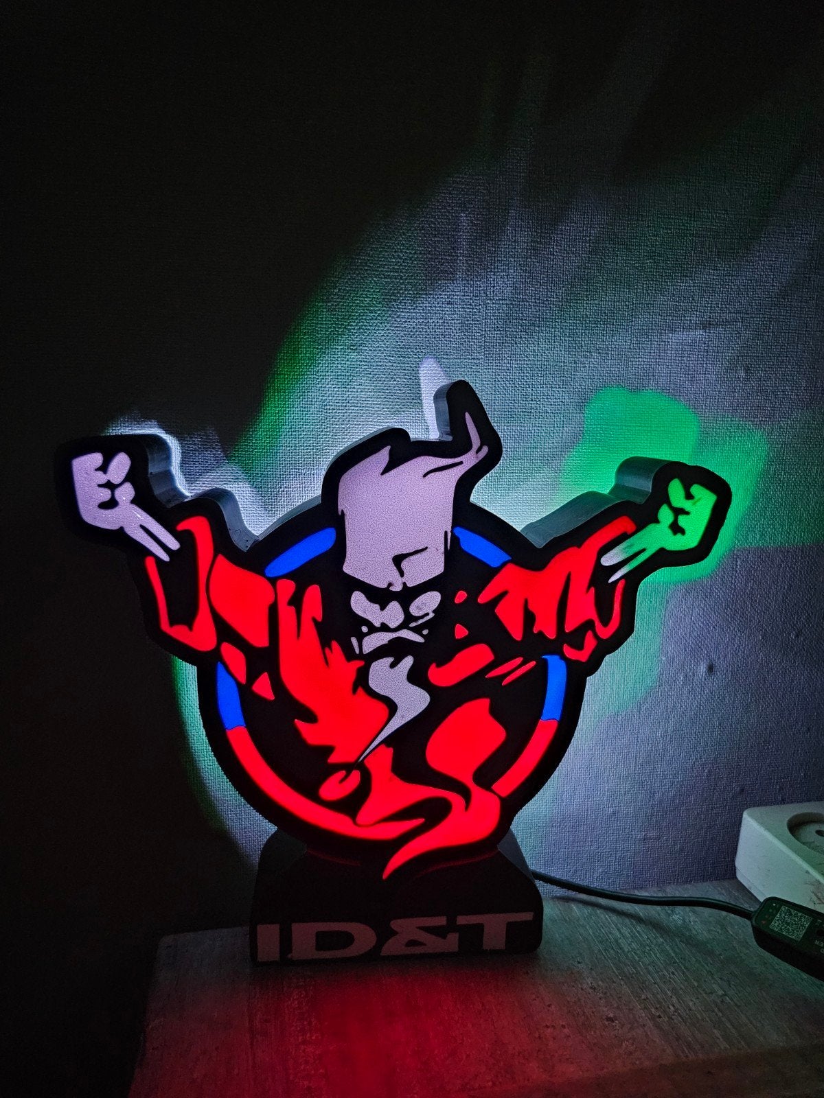 ID&T Thunderdome Lightbox met RGB LED en afstandsbediening, Meerkleurig, Overige stijlen, Kunststof, Ophalen of Verzenden