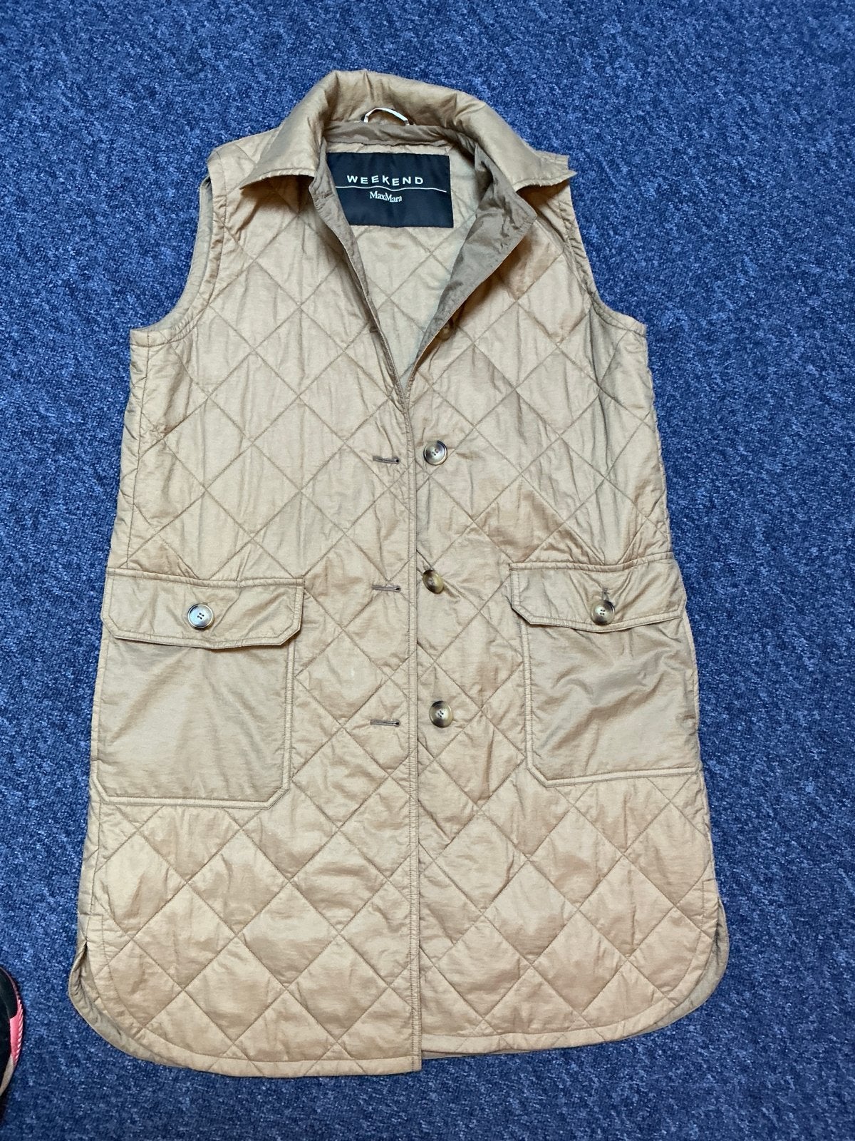 Max Mara Weekend Luxepad Bodywarmer - Maat 38, Kleding | Dames, Ophalen of Verzenden, Zo goed als nieuw, Maat 38/40 (M), Beige