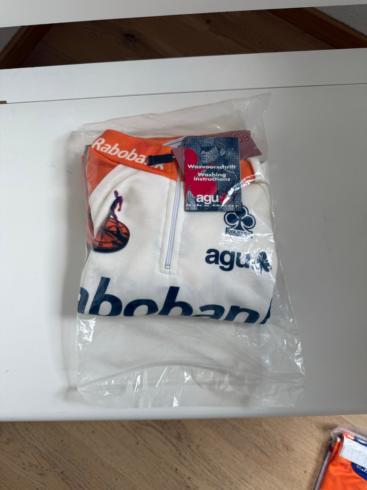 Winterjack Rabobank AGU Colnago wielrennen, Ophalen, Meerkleurig, Nieuw, Overige maten