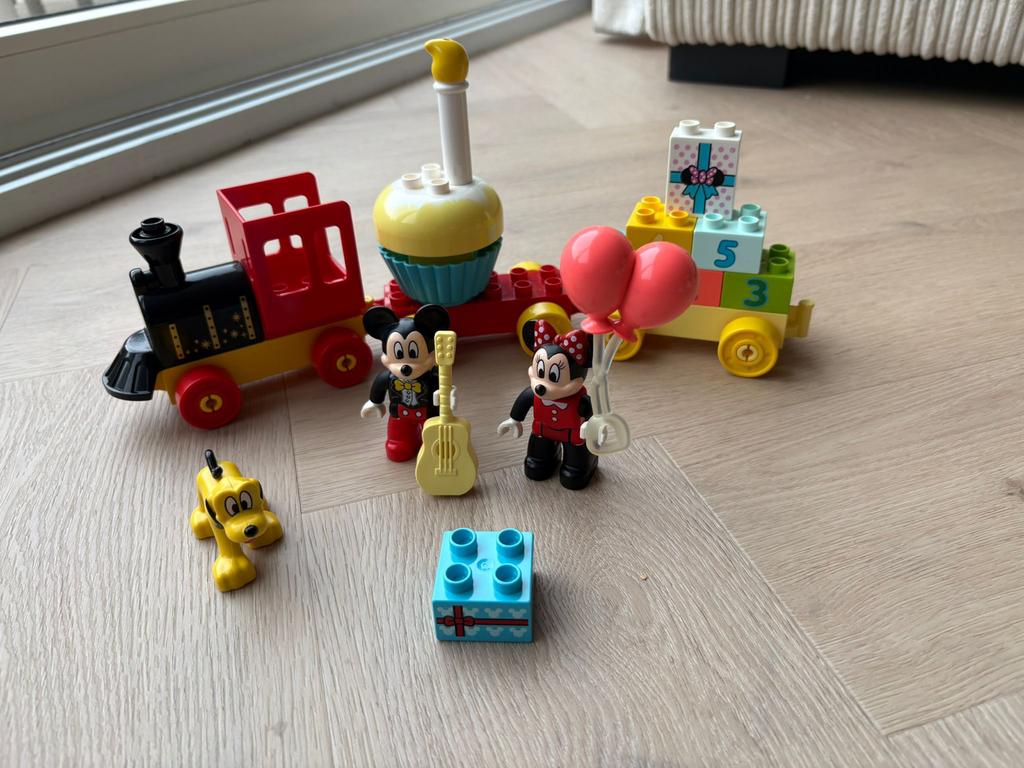 Lego Duplo Mickey & Minnie Verjaardagstrein (10941), Ophalen, Inclusief minifiguren, Gebruikt, Complete set