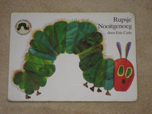 Rupsje Nooitgenoeg boekjes 6 stuks + bordspel Eric Carle, Ophalen of Verzenden, Gelezen, Non-fictie