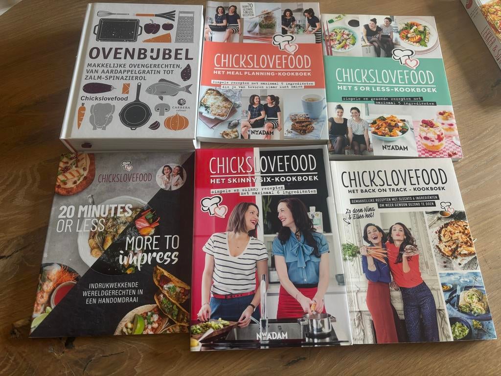 Chickslovefood Kookboeken - Diverse Titels, Boeken, Kookboeken, Ophalen, Voorgerechten en Soepen, Zo goed als nieuw, Gezond koken