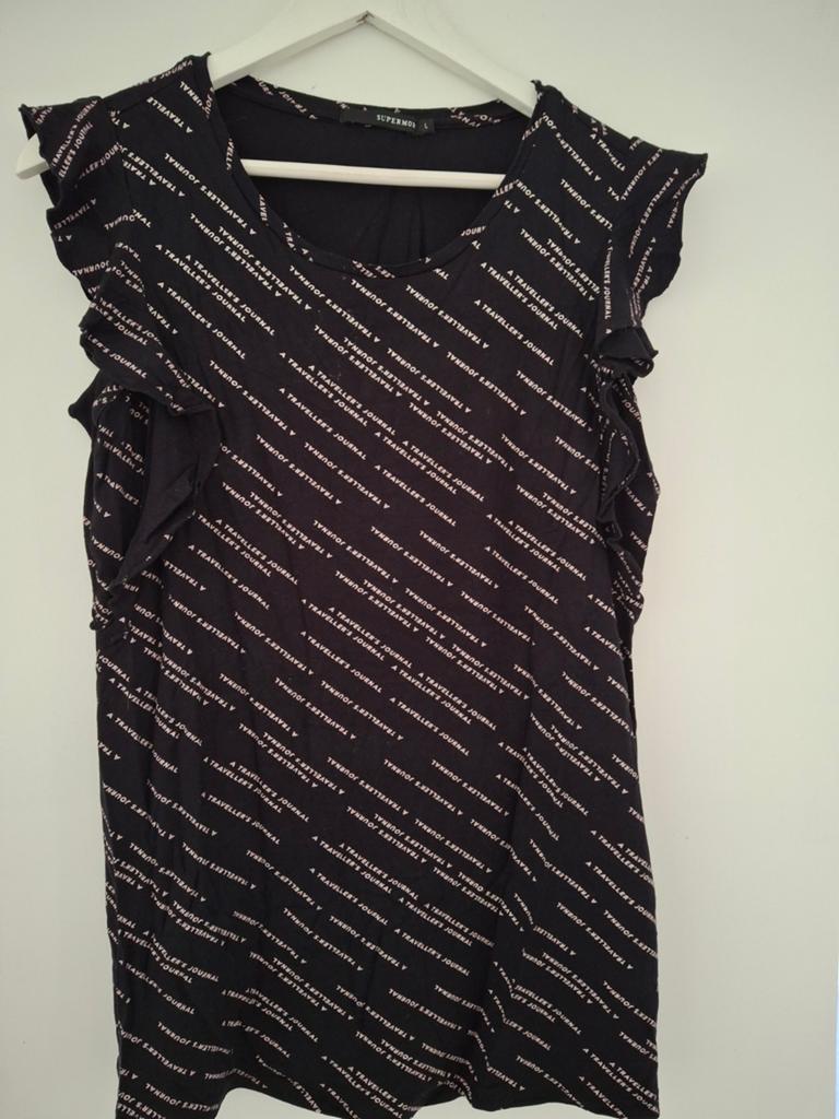 Zwangerschapstop, Kleding | Dames, Zwart, Maat 42/44 (L), Shirt of Top, Ophalen of Verzenden