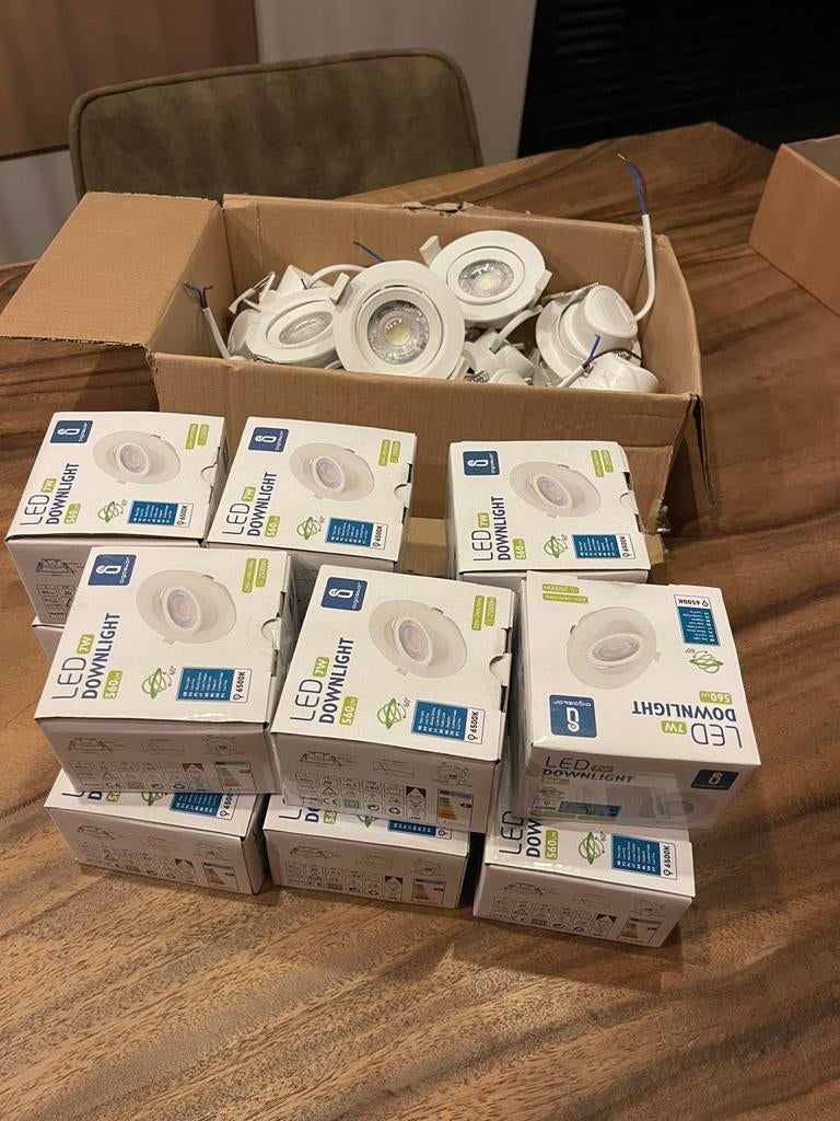 Nieuwe LED spots, Ophalen of Verzenden, Nieuw, Metaal of Aluminium, Led