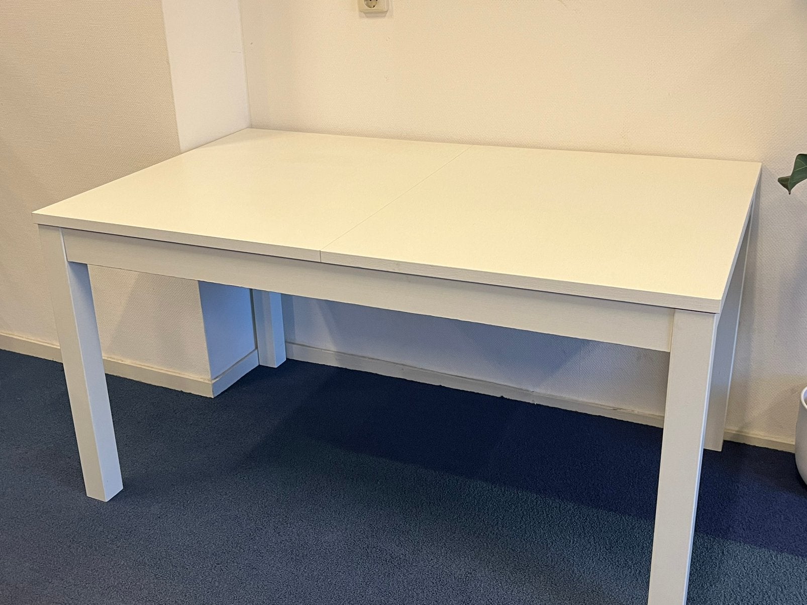 Witte tafel. Gratis ophalen, Ophalen, Gebruikt
