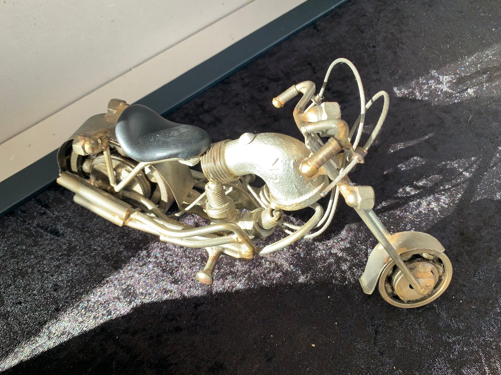 Mini motor, Ophalen of Verzenden, Zo goed als nieuw, Goud, Overige materialen