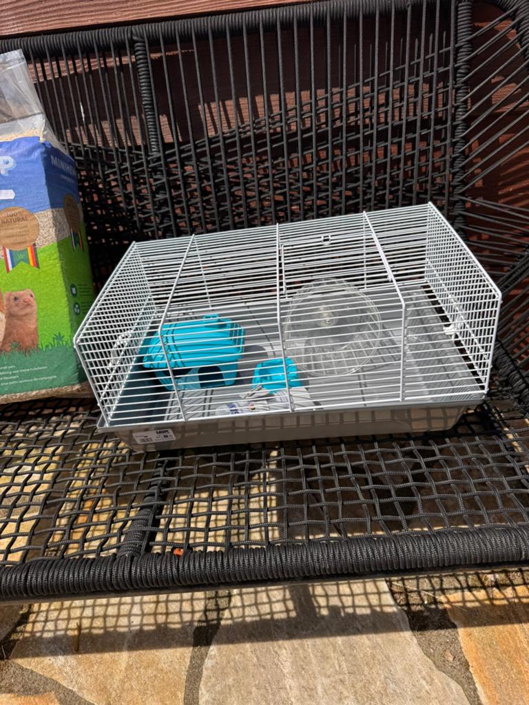 Hamsterkooi met bodembedekking, Kooi, Minder dan 75 cm, Zo goed als nieuw, Ophalen