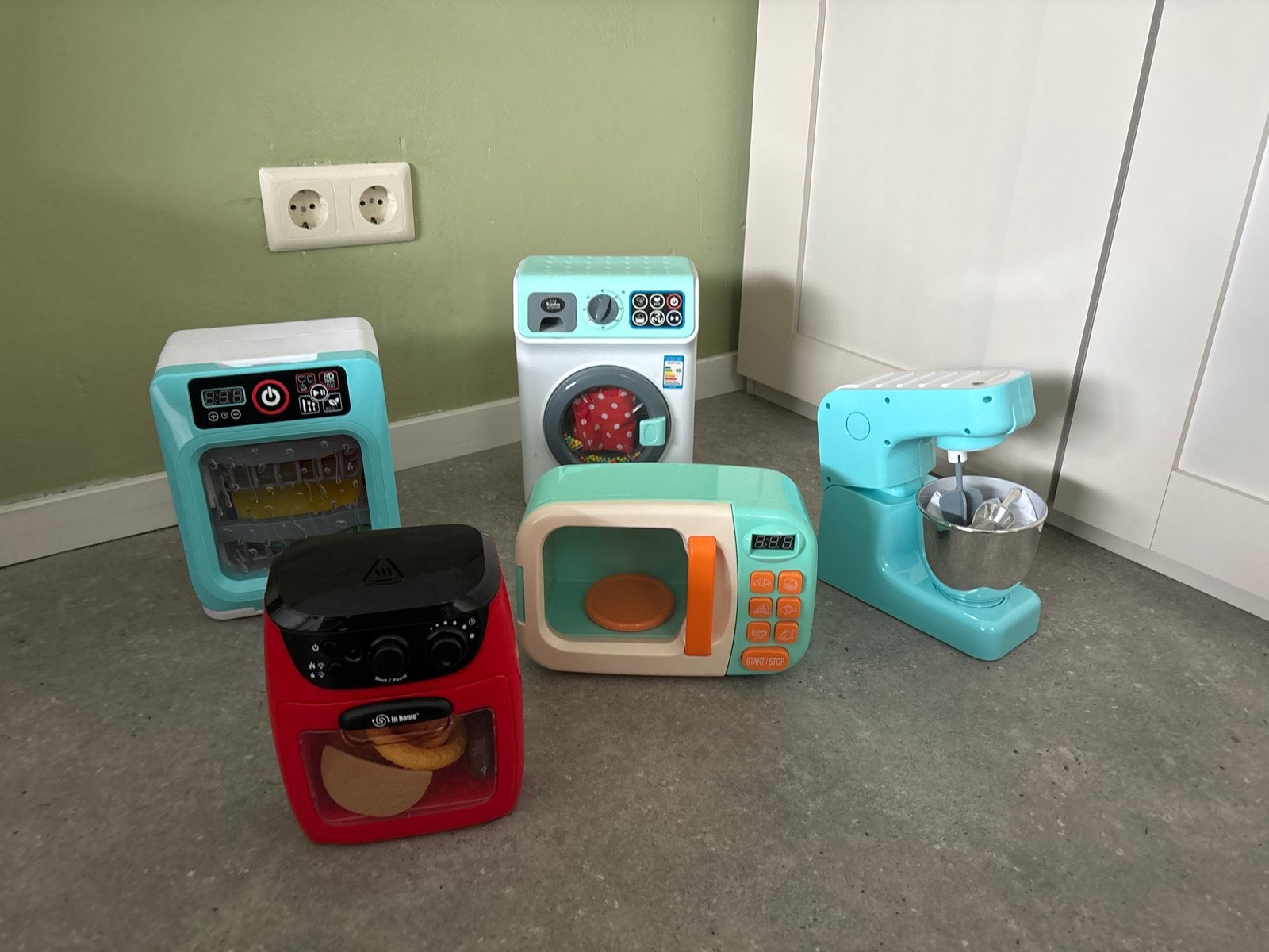 Complete Keuken Speelset: Oven, Wasmachine, Mixer, Magnetron, Ophalen of Verzenden, Gebruikt, Jongen of Meisje