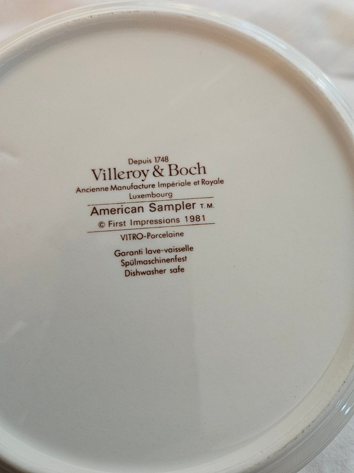 Villeroy & Boch American Sampler Vitro-Porseleinen Pot, Ophalen of Verzenden