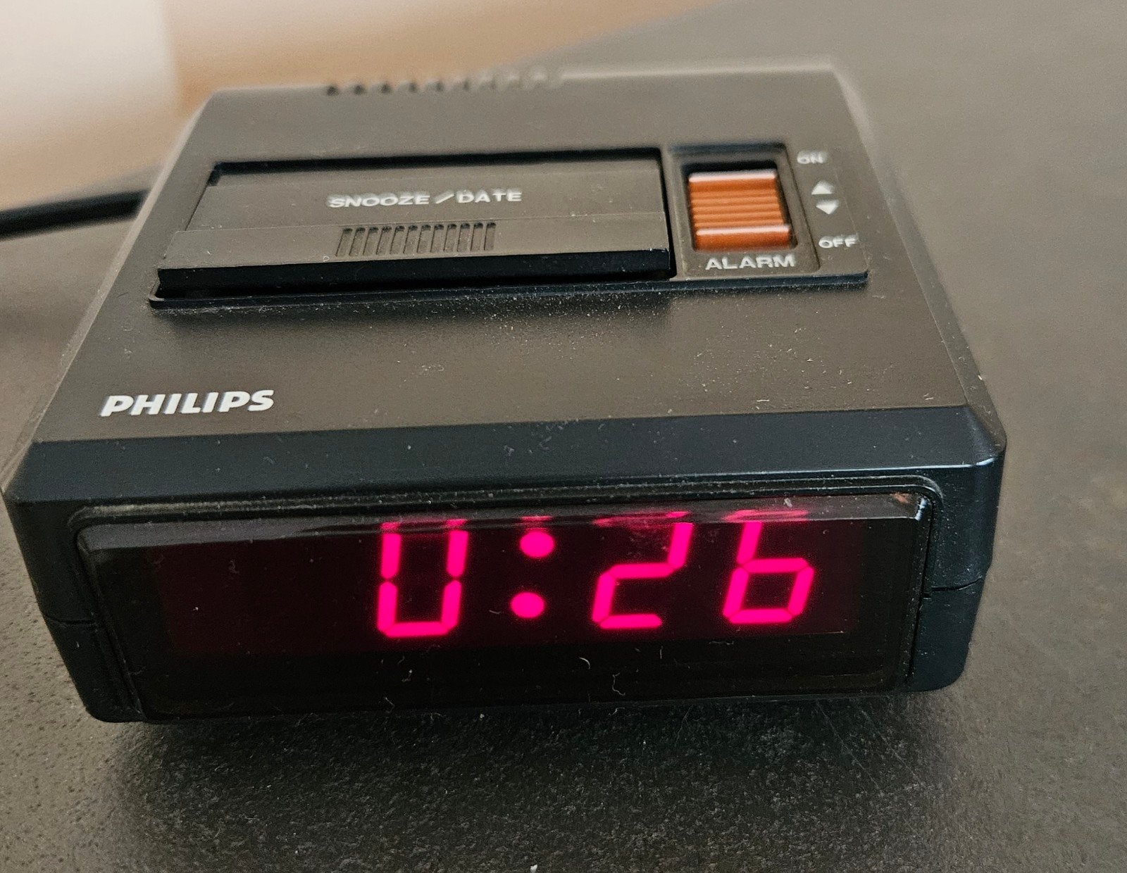 Philips HR 5273/01 Digitale Wekker - Vintage, Ophalen of Verzenden, Gebruikt, Digitaal