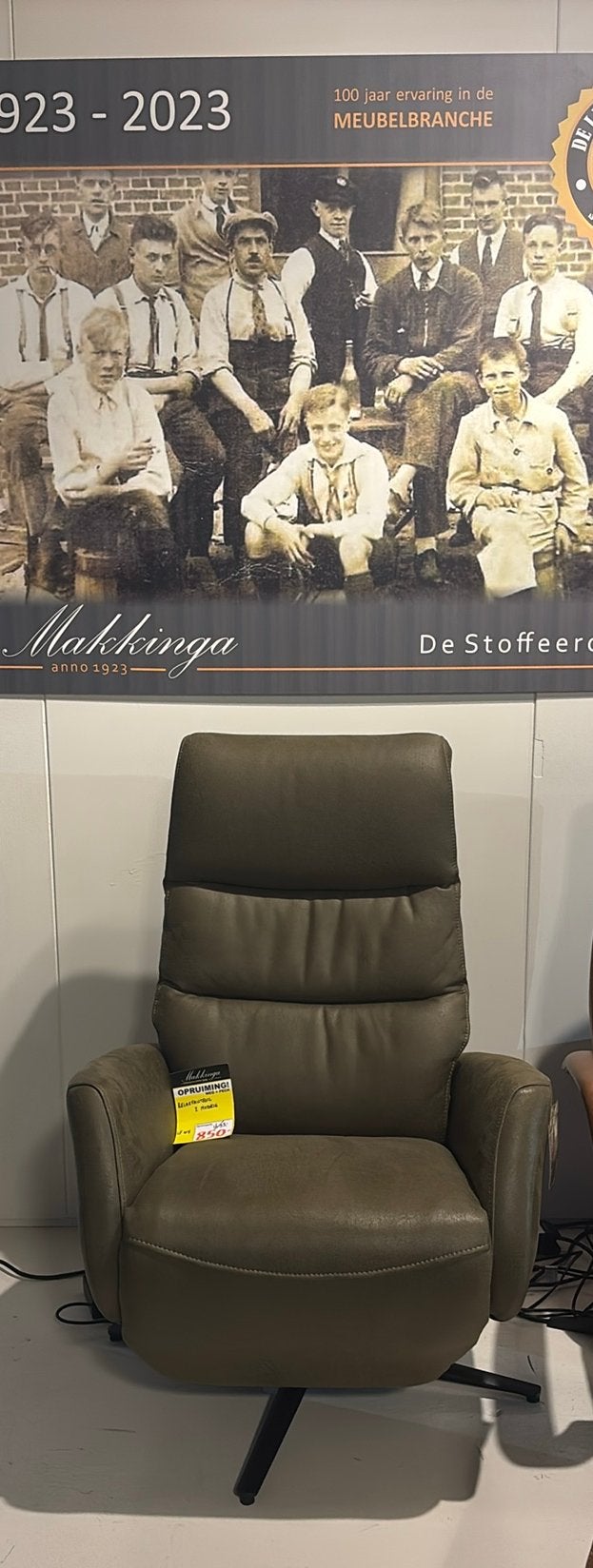 NIEUW Relaxfauteuil LF107, in medium 2 motorig scherpe prijs, Ophalen, Minder dan 75 cm, Nieuw, Stof