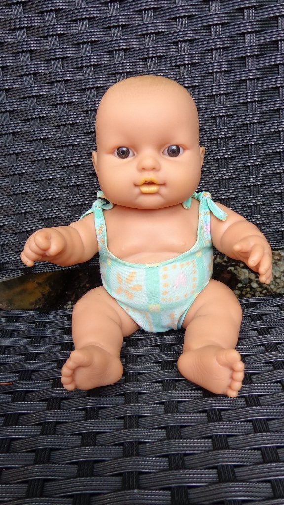 Vintage anatomisch correct popje merk J. Berna Spanje, Ophalen, Zo goed als nieuw, Babypop, Levensecht of Reborn