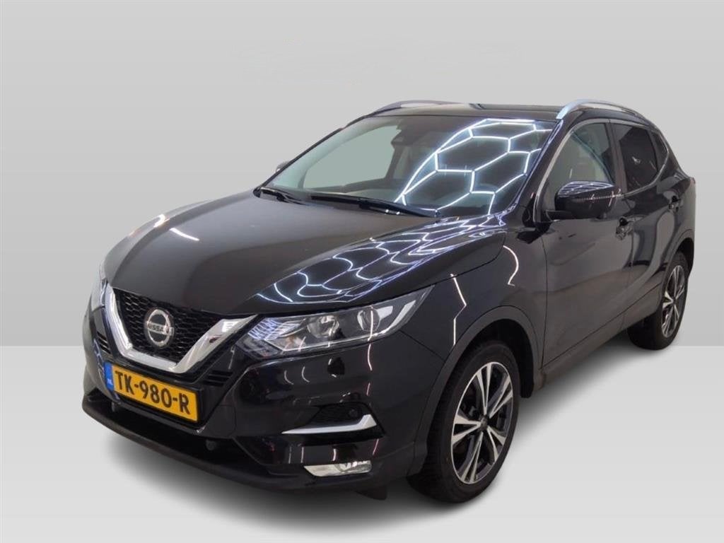 Nissan Qashqai 1.2 N-Connecta CAM APK PANO Design Pack, Auto's, Voorwielaandrijving, Dealer onderhouden, Stof, Gebruikt