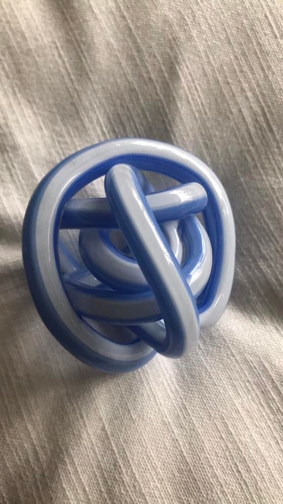 Glazen design object “Knot”, Ophalen of Verzenden