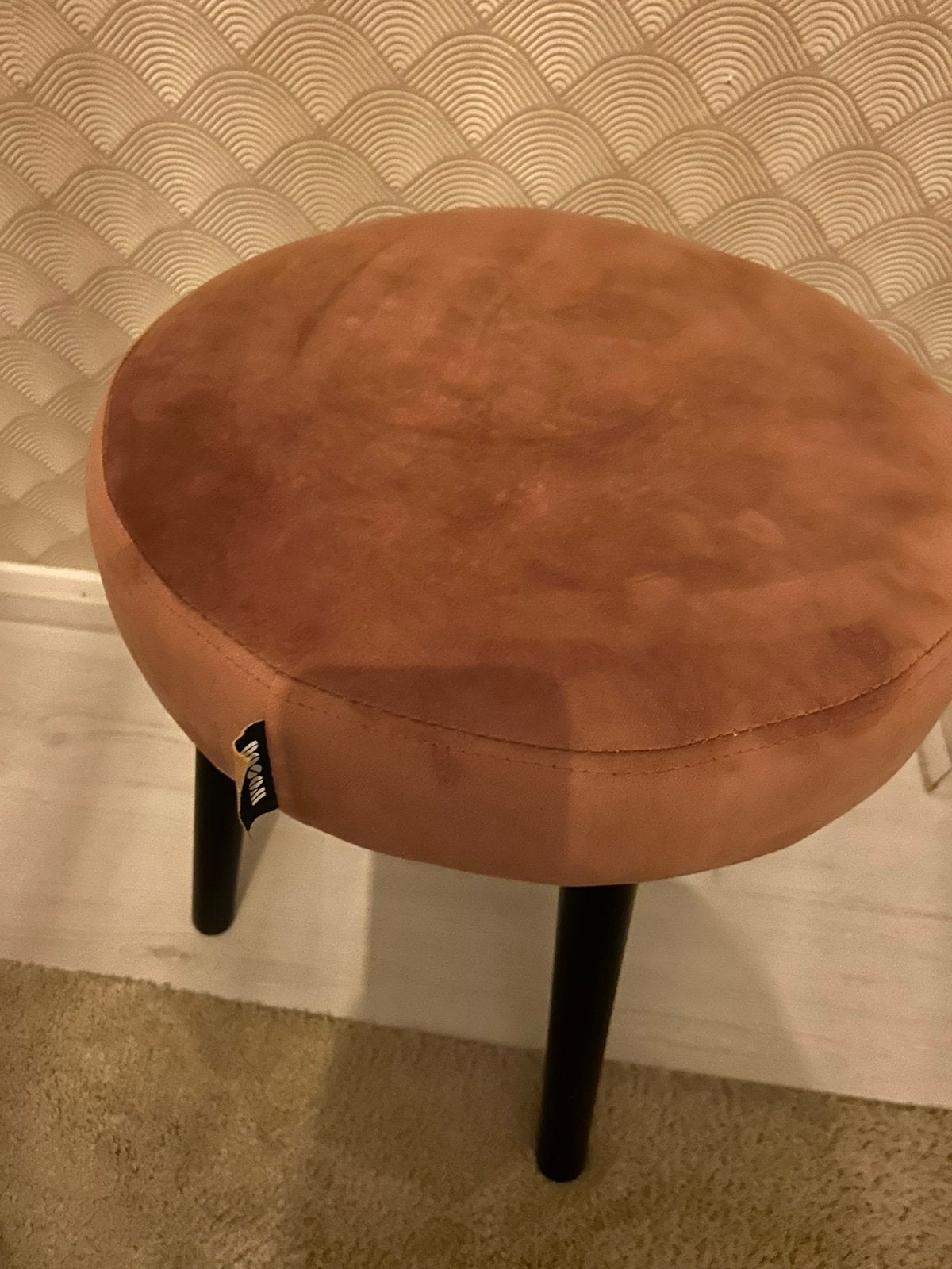 Poef Woood, Ophalen, 50 – 75, Minder dan 50 cm, Gebruikt
