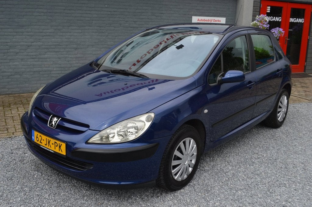 Peugeot 307 1.6-16V XS Airco 5Drs Stuurbekrachtiging Jaar AP, Voorwielaandrijving, Gebruikt, 4 cilinders, Blauw