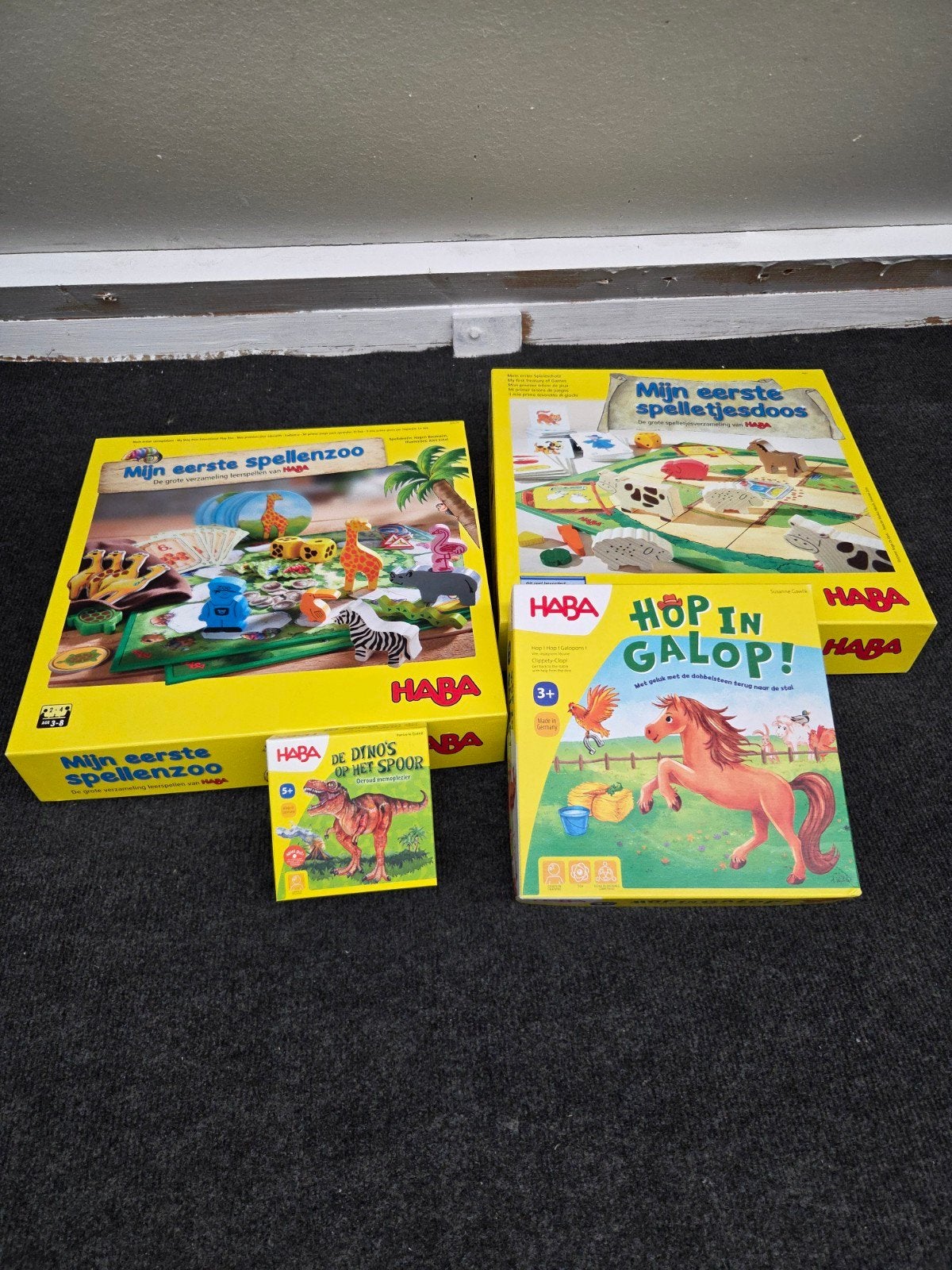 HABA Spellenpakket, Een of twee spelers, Ophalen of Verzenden, Zo goed als nieuw, HABA