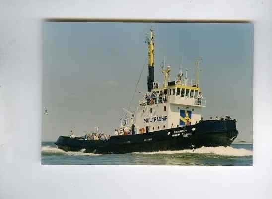 scheepvaart-foto-barracuda 2x, Ophalen of Verzenden, Zo goed als nieuw, Motorboot, Boek of Tijdschrift