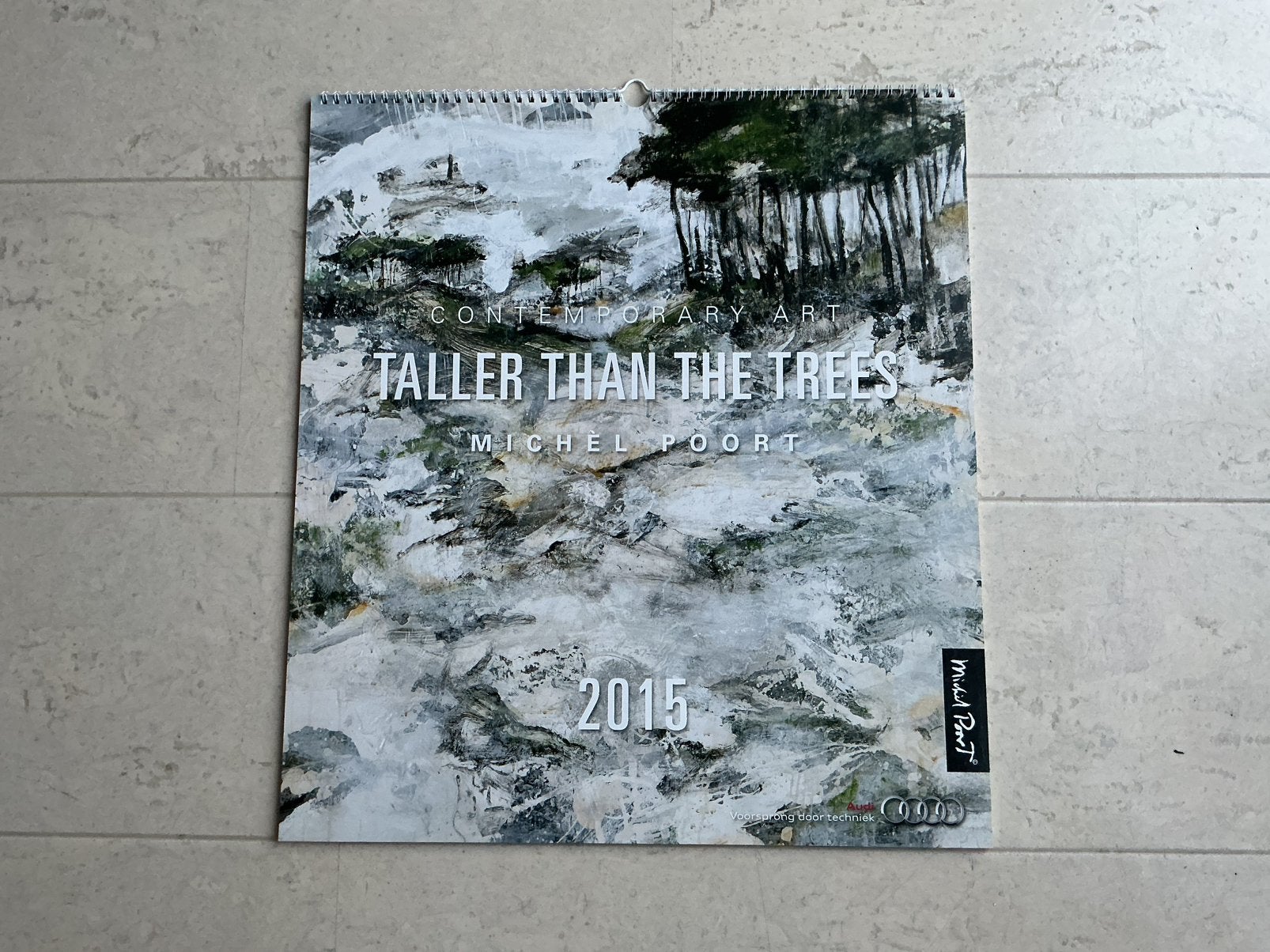 Audi kunst kalender 2015 Michèl Poort, Ophalen, Zo goed als nieuw, Auto's