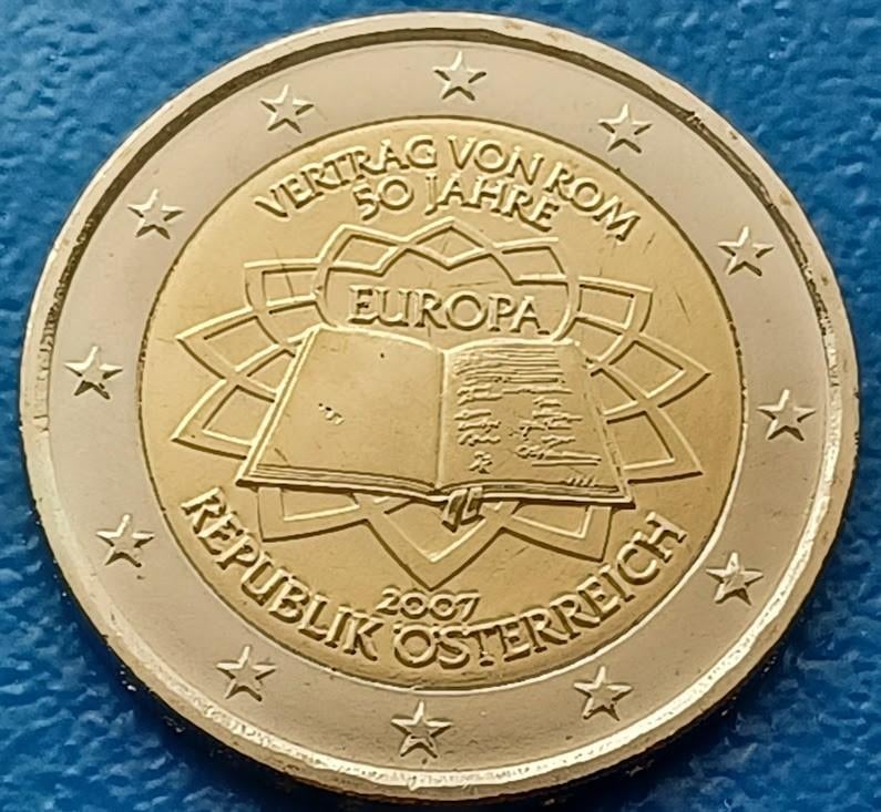 Oostenrijk 2 Euro "Rome" 2007 UNC, Verzenden, Oostenrijk, 2 euro, Losse munt