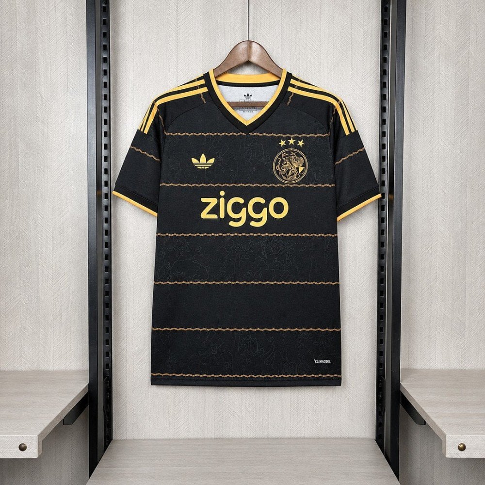 Ajax Uitshirt 2026/2027 – Incl. Bedrukking, Verzenden, Zwart, Nieuw, Overige maten