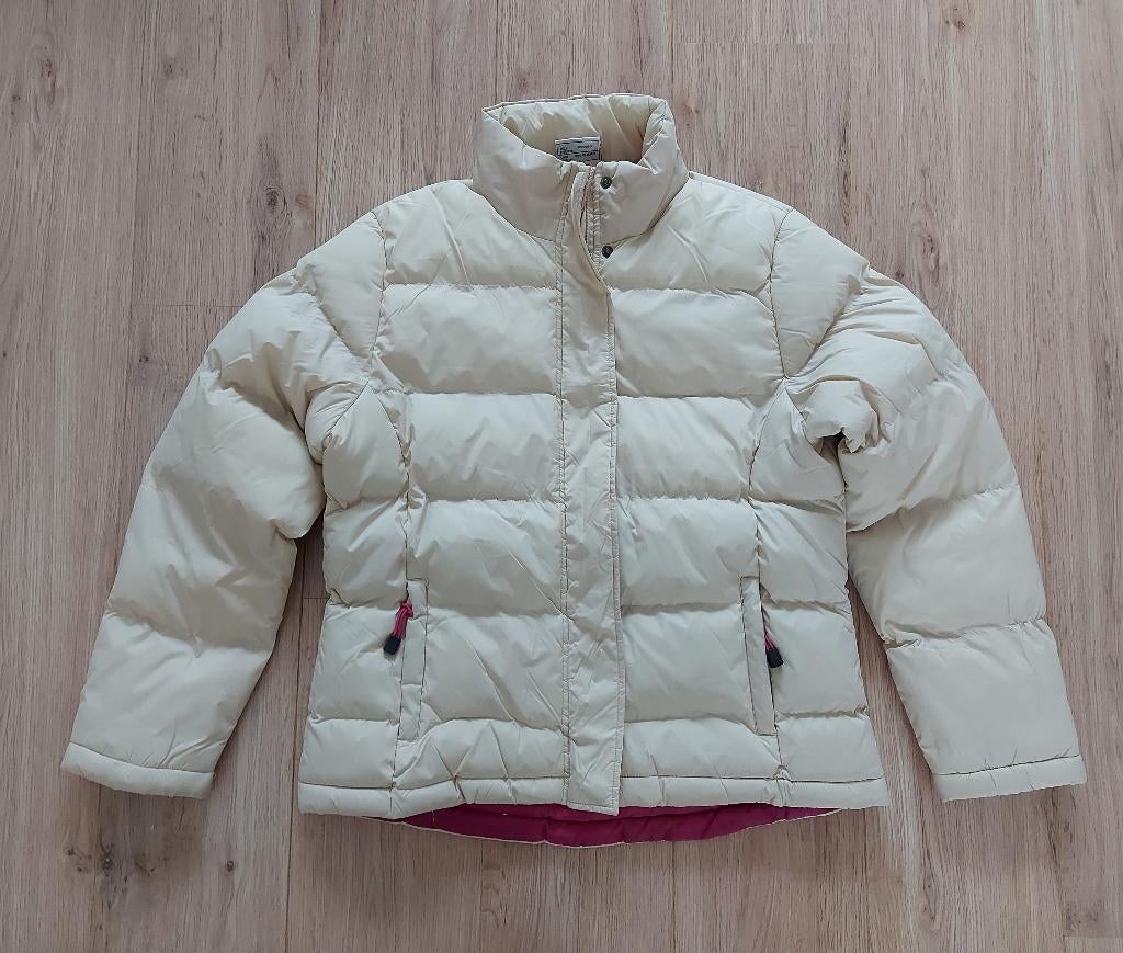 Dames ecru winterjas, Ophalen of Verzenden, Zo goed als nieuw, Maat 38/40 (M), Overige kleuren