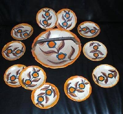 BAUHAUS * DECOR THEA * PETIT FOUR SET VINTAGE * 12 Delig *, Verzenden