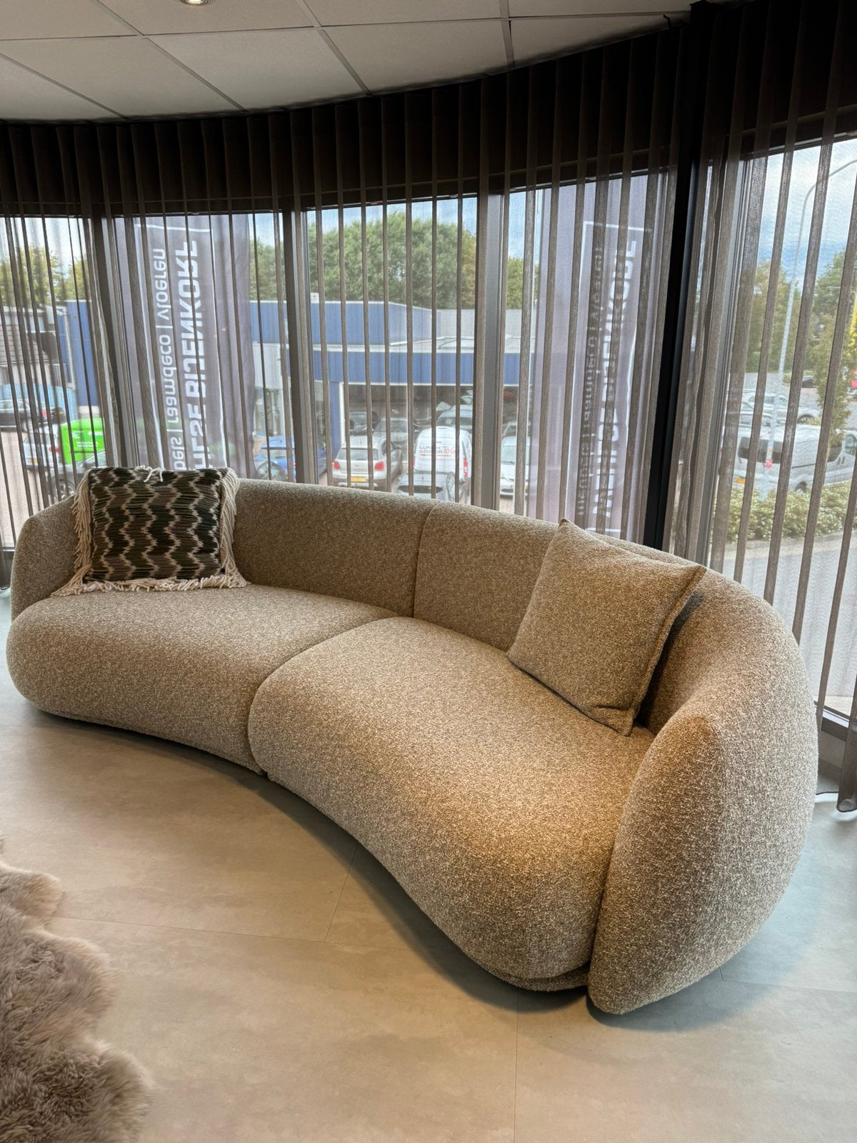 Moroso Pacific sofa 3 zits nieuw, Ophalen, 125 tot 150 cm, Stof, Italiaans design