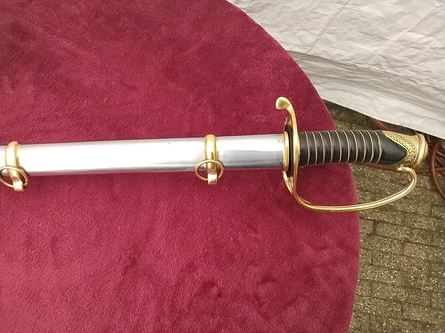 Replica CSA Sabel 1860 - Amerikaanse Burgeroorlog, Ophalen of Verzenden, Overige soorten, Amerika, Zwaard of Sabel