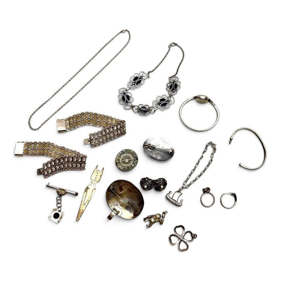 Lot zilveren sieraden, Ophalen of Verzenden, Zilver, Overige typen