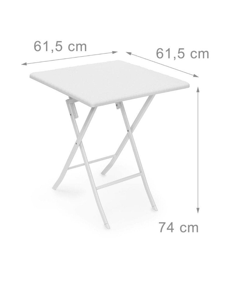 klaptafel wit, Ophalen of Verzenden, Nieuw, Rechthoekig, Kunststof