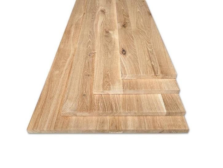 Massief eiken panelen | meubelpaneel | 20 mm | div. lengtes, Niet ingevuld, 20 tot 50 mm, Niet ingevuld, Nieuw