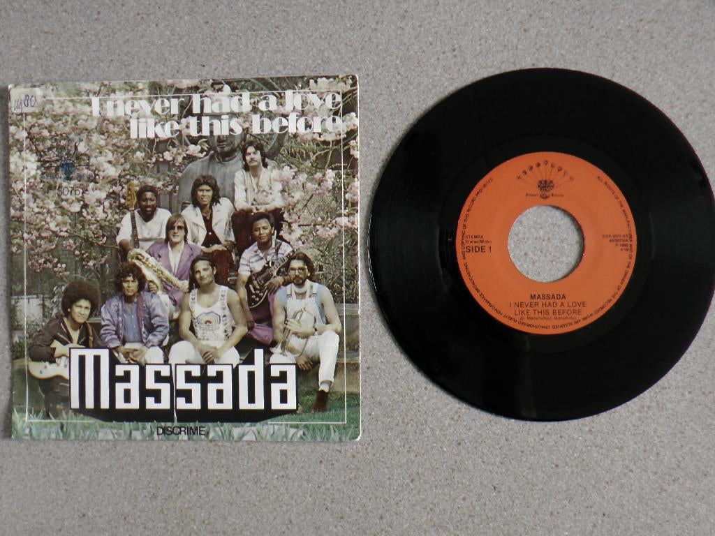 Massada - I never had a love like this before VINYL SINGLE, Gebruikt, 7 inch, Pop, Single