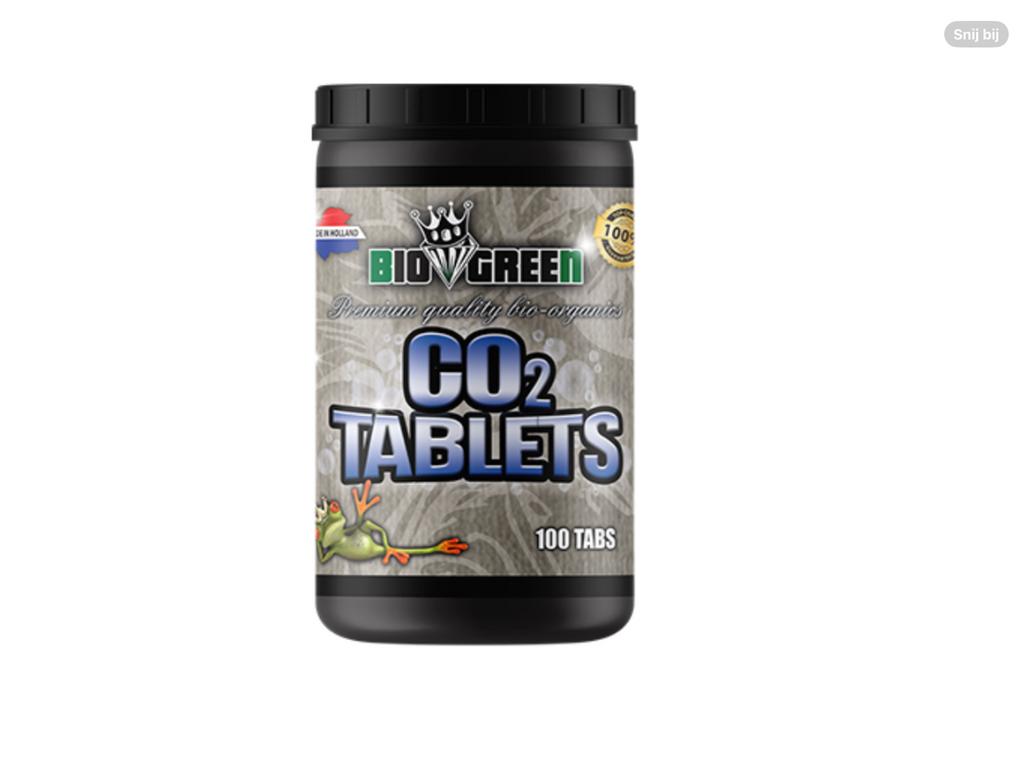 BioGreen CO2 Tabletten - 100 stuks voor plantengroei, Ophalen of Verzenden, Eenjarig, Overige soorten, Volle zon
