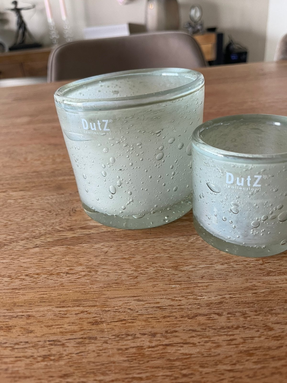 Twee dutz waxine glazen samen €10,00, Ophalen of Verzenden, Zo goed als nieuw
