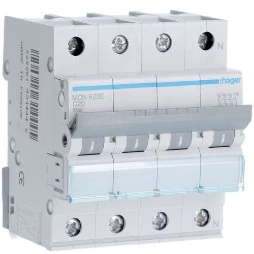Automaat C20A 3P+N 6kA, Verzenden, Nieuw