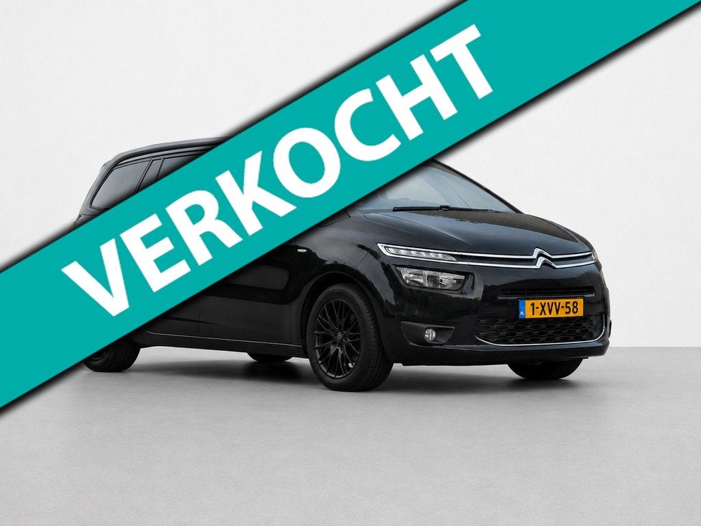 Citroen Grand C4 Picasso 1.6 e-THP Exclusive+VOLOPTIES+Massa, Auto's, Citroën, Stof, Gebruikt, 4 cilinders, 7 stoelen