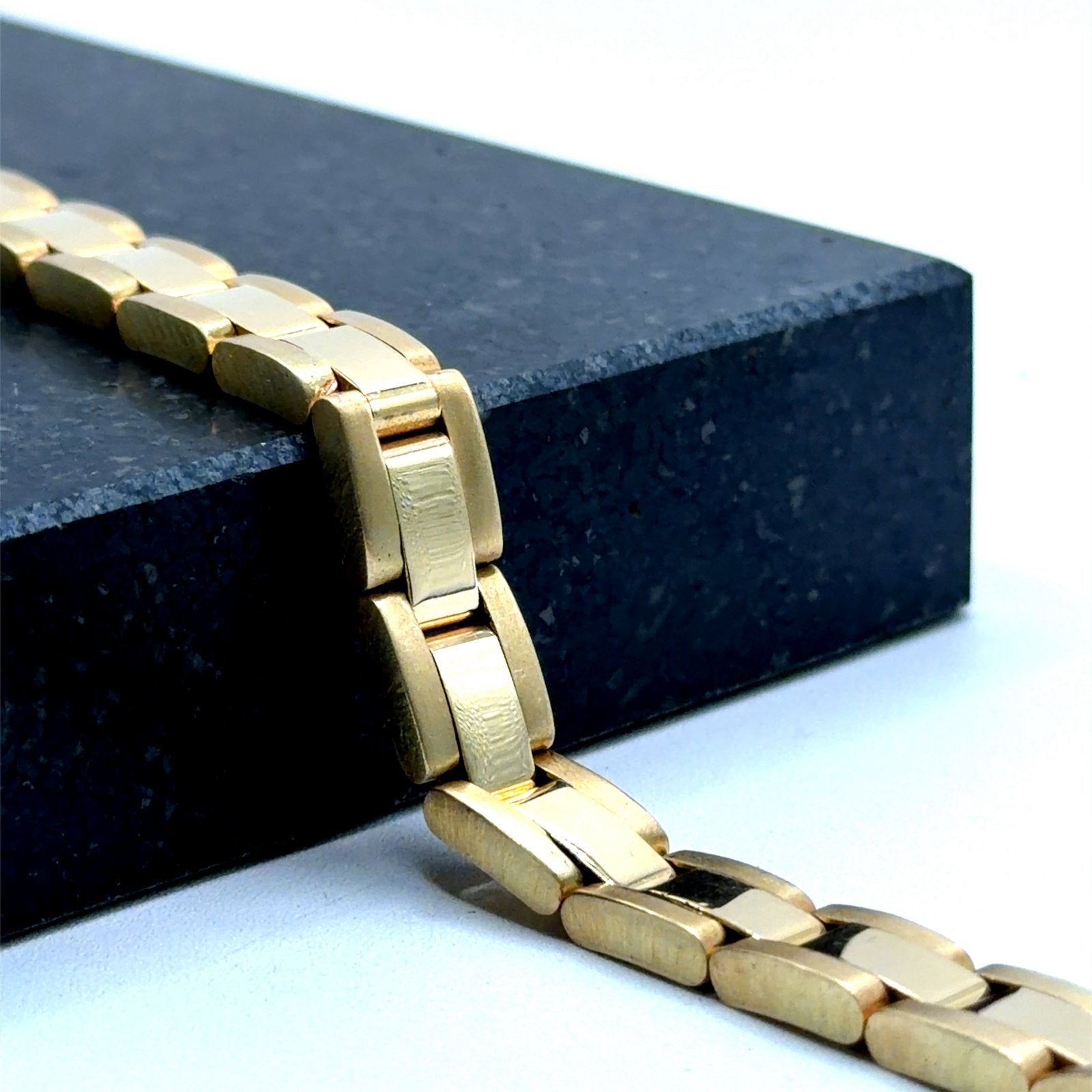 Goud heren armband 14karaat, W, Nieuw, Ophalen of Verzenden, W