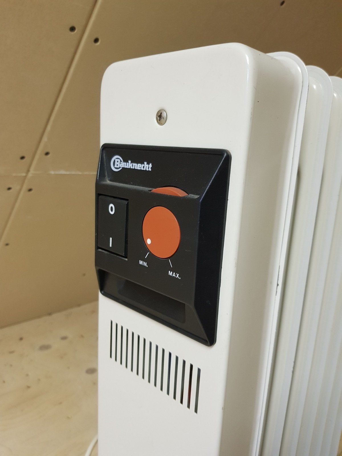 bauknecht elektrische verwarming kachel verrijdbaar, Ophalen, Gebruikt, Kachel