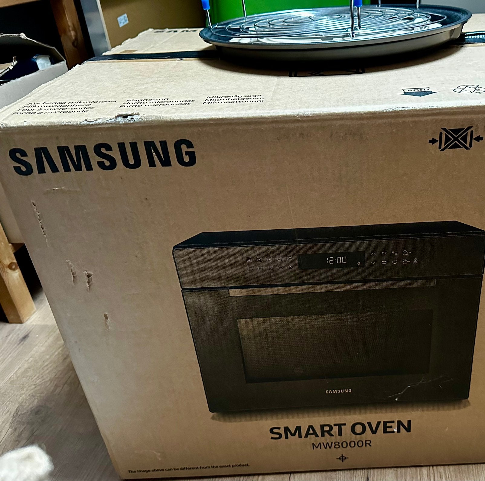 Smart Oven Samsung MW8000R, Witgoed en Apparatuur, Ovens, Ophalen, Minder dan 45 cm, Hete lucht, Zo goed als nieuw