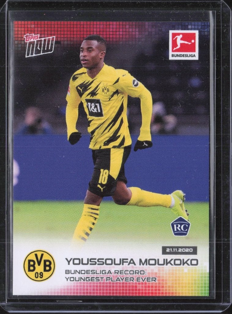 Topps NOW Rookie Cards Musiala Moukoko Delap RC, Ophalen of Verzenden, Zo goed als nieuw, Plaatje
