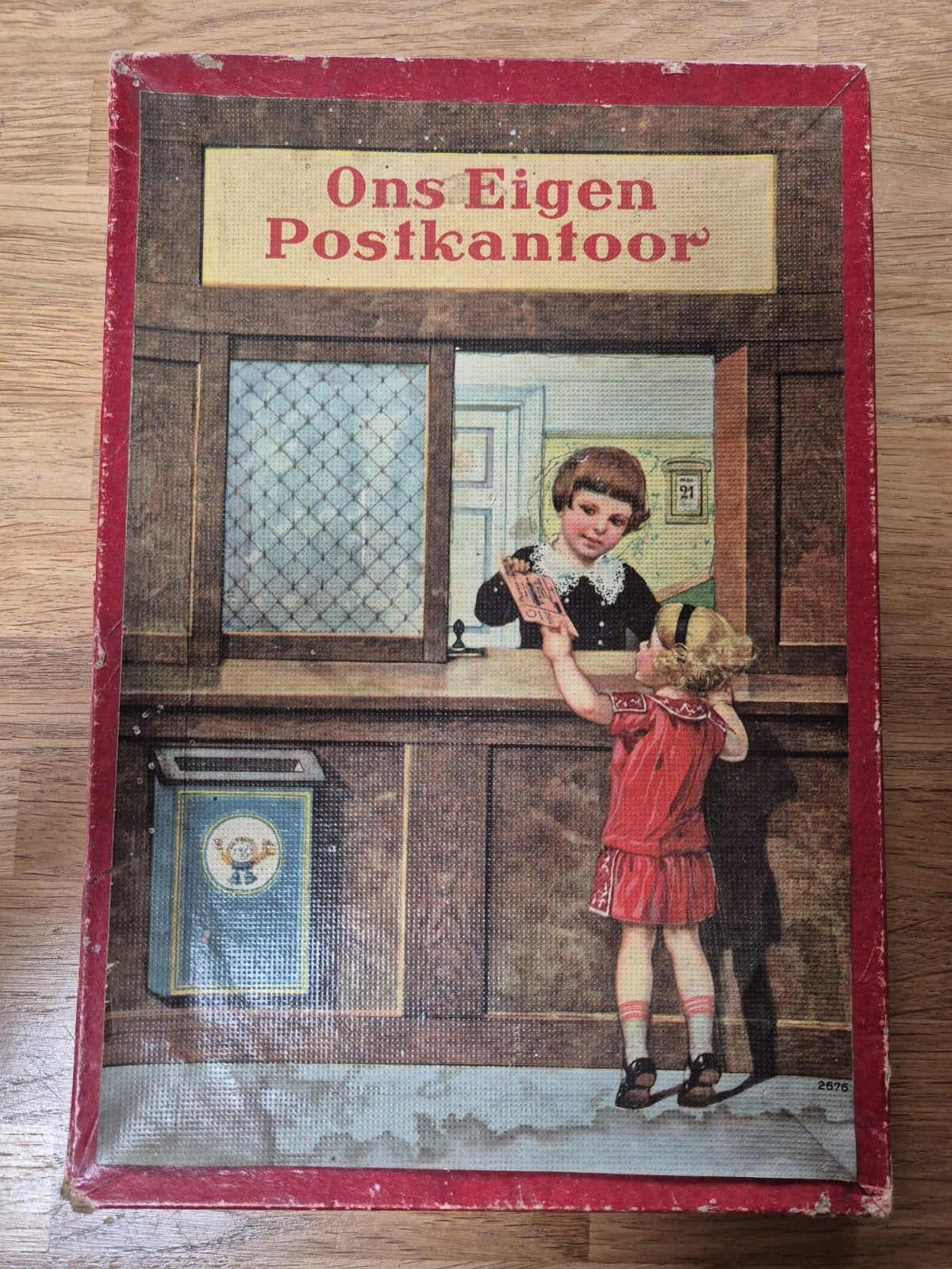 Antieke Speeldoos "Ons Eigen Postkantoor" Tietz & Pinthus, Ophalen of Verzenden