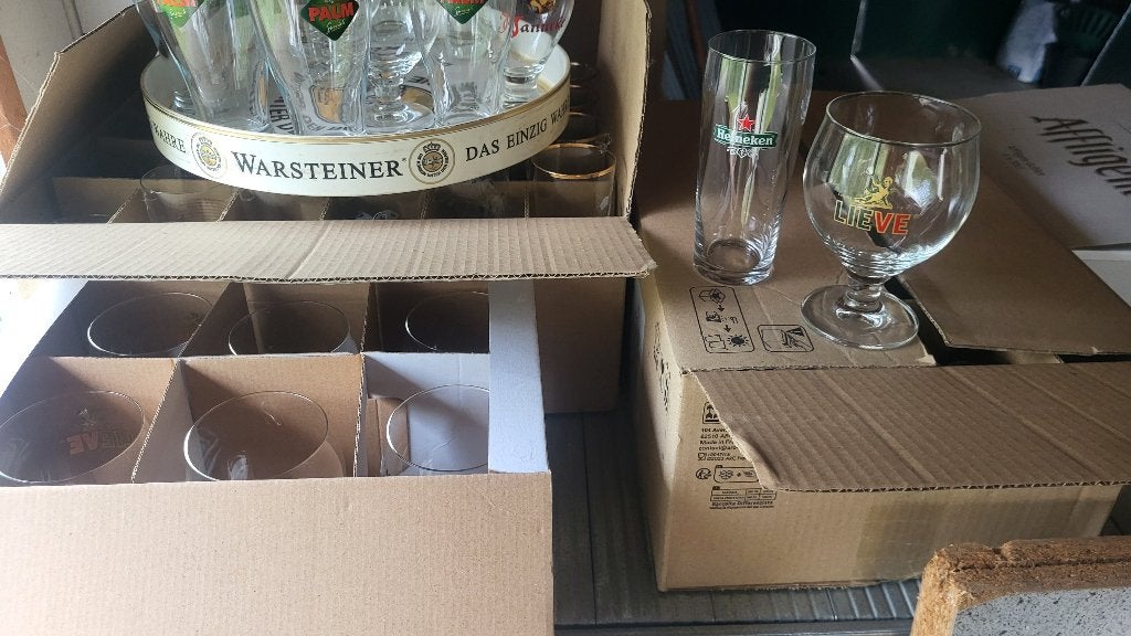 Bierglazen Lieve, Heineken, Verzamelen, Biermerken, Ophalen, Nieuw, Overige typen, Overige merken