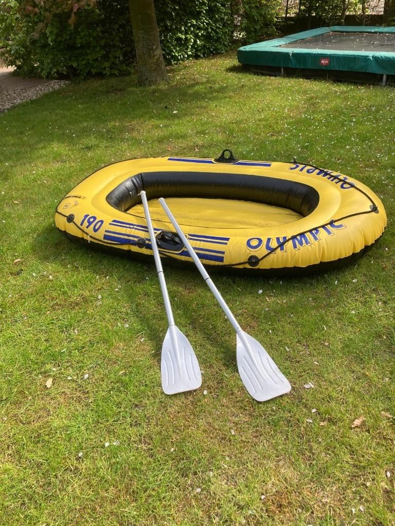 peddels voor rubberboot, Ophalen, Gebruikt, Enkelbladige peddel