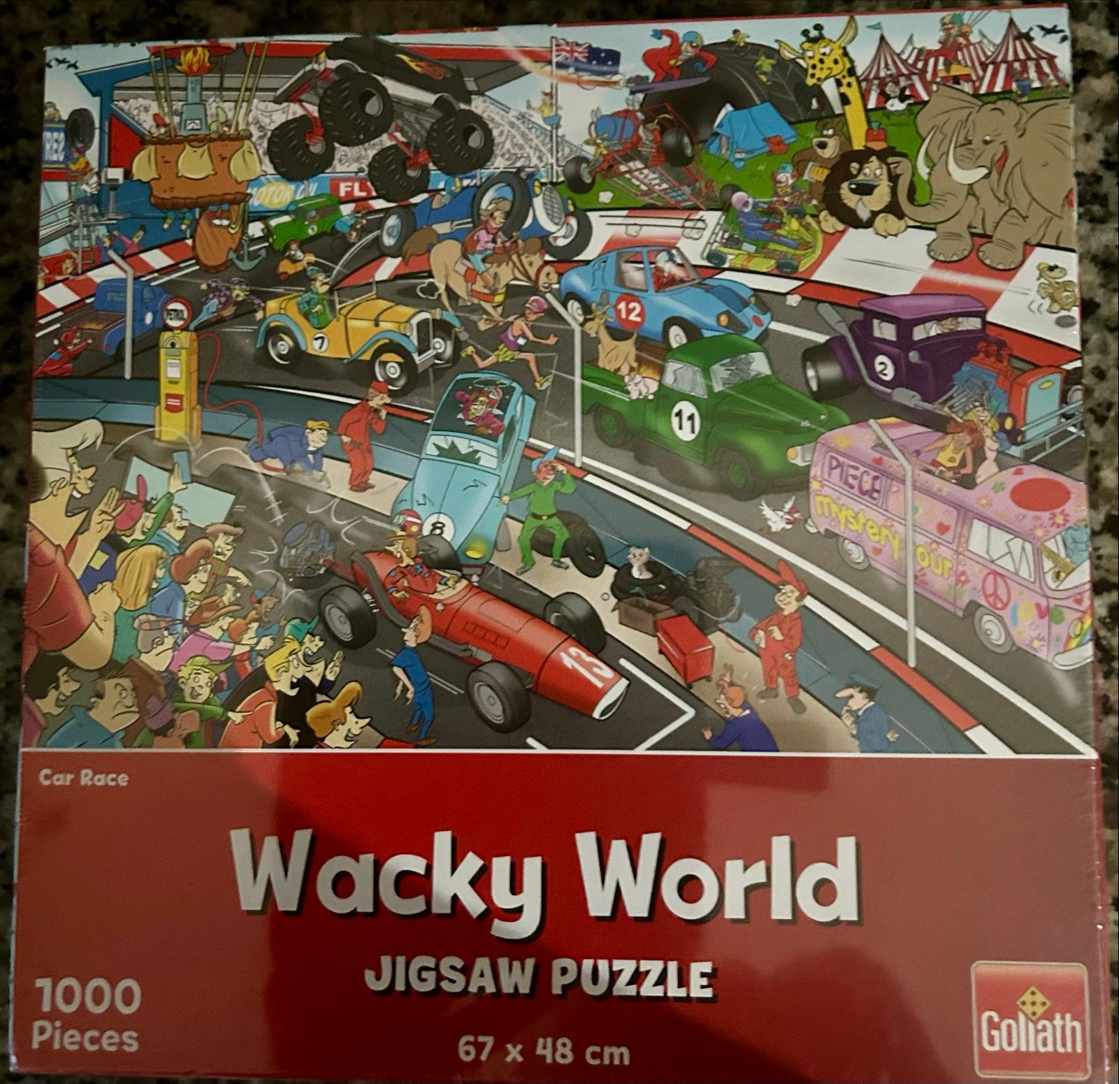 Wacky World Jigsaw Puzzel - 1000 stukjes Goliath, Ophalen, 500 t/m 1500 stukjes, Zo goed als nieuw, Legpuzzel