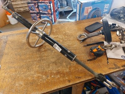 Achterstagspanner 85 cm, Watersport en Boten, Bootonderdelen, Niet ingevuld, Gebruikt, Niet ingevuld, Niet ingevuld